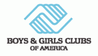 Two overlapping blue hands with text “Boys & Girls Clubs of America.”