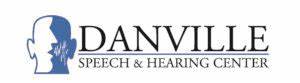 Danville Speech & Hearing Center logo featuring a side silhouette of a face.